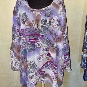 3x Soft Surroundings sheer top